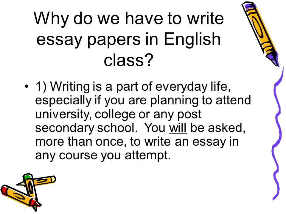 How to write a grade 12 english essay